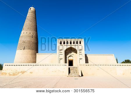 Emin Minaret, Or Sugong Tower, In Turpan, Is The Largest Ancient Islamic Tower In Xinjiang, China.
