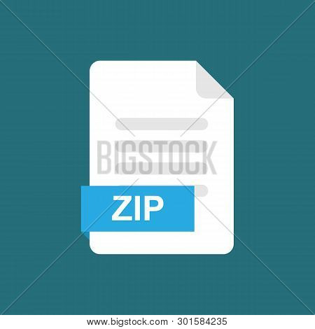 Zip Format File Icon Symbol