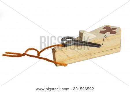 The Jews Harp. Musical Instrument Of The Peoples Of The North And Asia. Lip Instrument Of The People