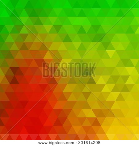 Colored Triangles. Layout For Advertising. Vector Image. Abstract Template For Presentation. Eps 10