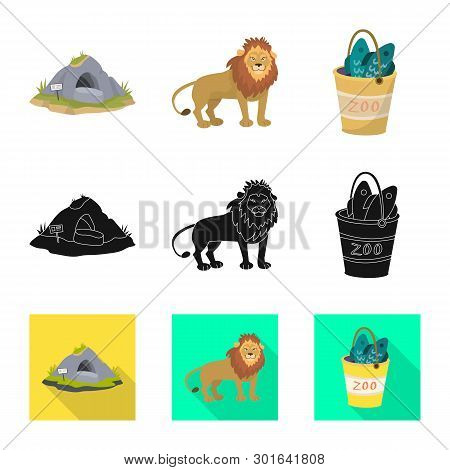 Vector Design Of Nature  And Fun  Logo. Set Of Nature  And Entertainment Stock Vector Illustration.