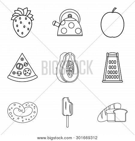 Debauchery Icons Set. Outline Set Of 9 Debauchery Icons For Web Isolated On White Background