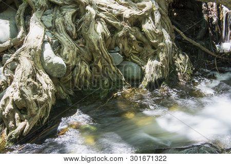Millomeris Waterfalls In Cyprus