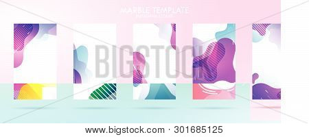 Insta Story With Wave Liquid And Gradient Splashes Collection For , Can Use For Sale Banner Backgrou