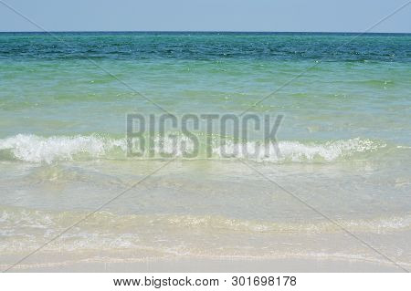Pensacola Beach In Escambia County Florida, On The Gulf Of Mexico, Usa