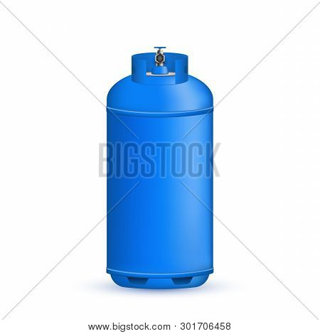 Creative Vector Illustration Of Gas Cylinder, Tank, Balloon, Container Of Propane, Butane, Acetylene
