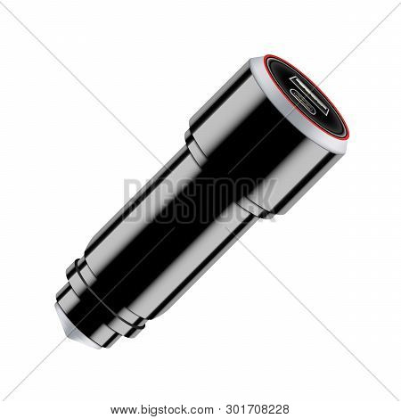 Creative Vector Illustration Of Charger Car Usb Equipment Isolated On Transparent Background. Art De