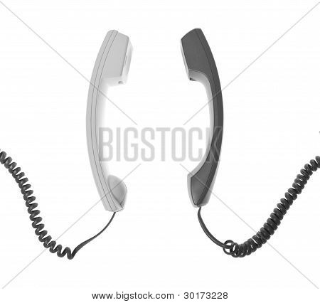 están hablando dos auriculares