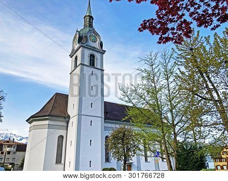 Catholic Church Of St. Jerome In Vitznau Or Katholische Kirche St. Hieronymus - Canton Of Lucerne, S