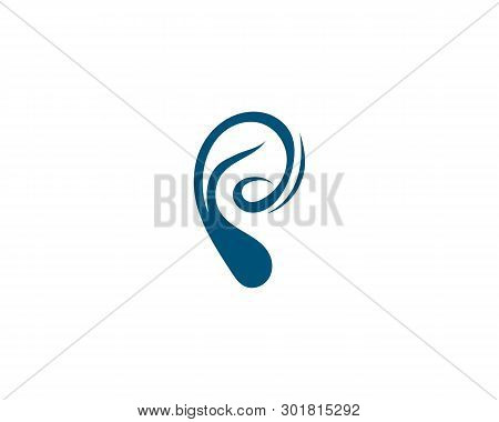 Hearing Logo Template Vector Icon