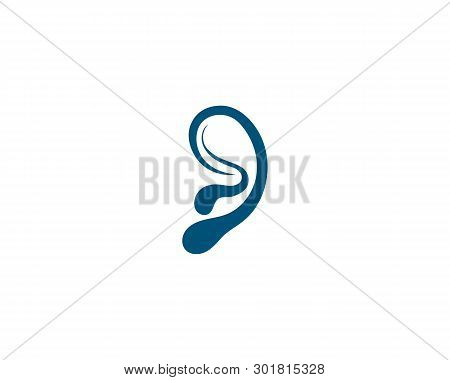 Hearing Logo Template Vector Icon