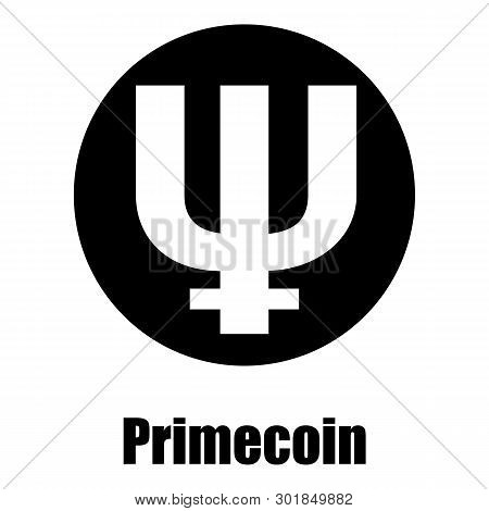 Primecoin Icon. Simple Illustration Of Primecoin Icon For Web