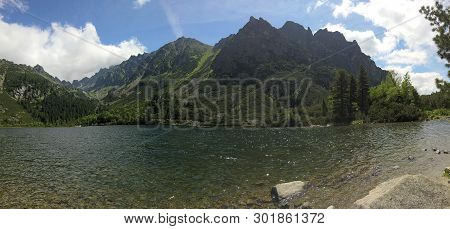 Popradske Pleso Is The Fourth Largest Lake In The High Tatras.