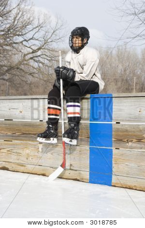 Ice Hockey Player.