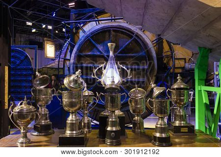 London, Uk; October 23, 2013; Warner Bros Studios London Tour, With The Sets And Original Material O