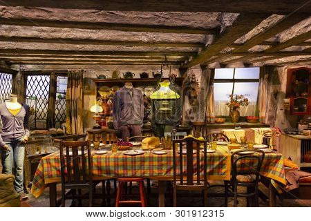 London, Uk; October 23, 2013; Warner Bros Studios London Tour, With The Sets And Original Material O