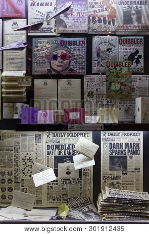 London, Uk; October 23, 2013; Warner Bros Studios London Tour, With The Sets And Original Material O