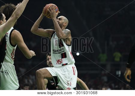 Rio, Brazil - May 19, 2019: Marquinhos Players During Flamengo Vs. Franca For The First Play-off Of 