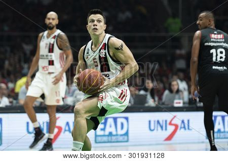 Rio, Brazil - May 19, 2019: Davi Players During Flamengo Vs. Franca For The First Play-off Of The Fi