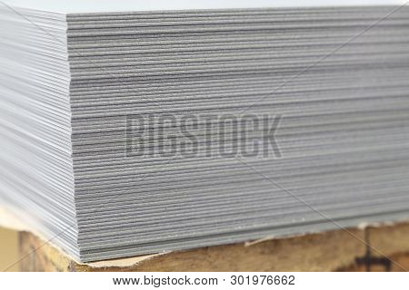 Stack Of Steel Sheets ; Ready To Use ; Stock ; For Laser Cutting