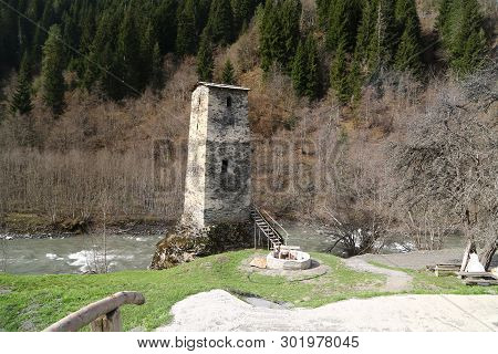 In Georgia Mestia The Old Village