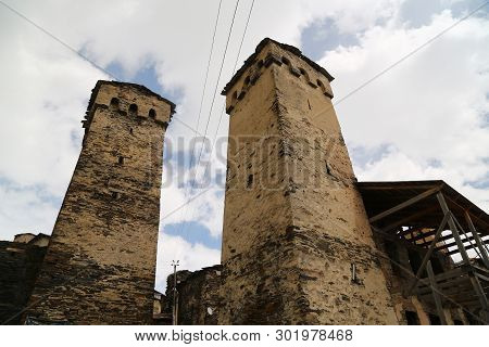 In Georgia Mestia The Old Village