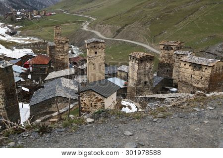 In Georgia Mestia The Old Village