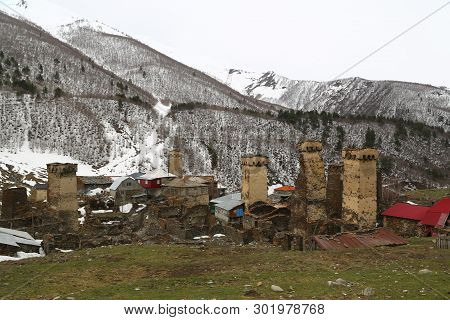 In Georgia Mestia The Old Village