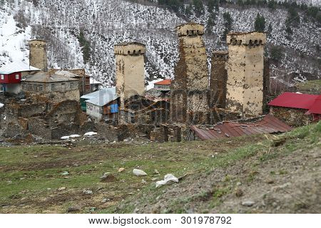 In Georgia Mestia The Old Village