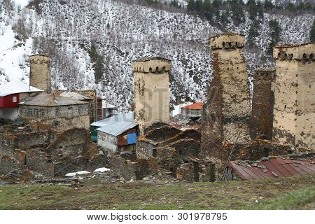 In Georgia Mestia The Old Village