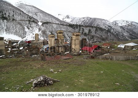 In Georgia Mestia The Old Village