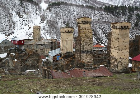 In Georgia Mestia The Old Village