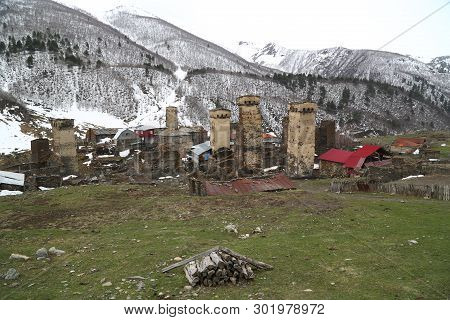 In Georgia Mestia The Old Village