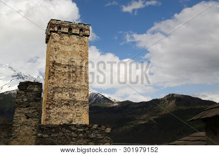 In Georgia Mestia The Old Village