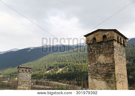 In Georgia Mestia The Old Village