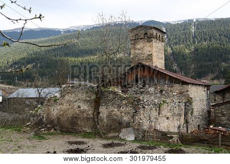 In Georgia Mestia The Old Village