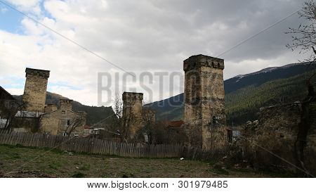 In Georgia Mestia The Old Village