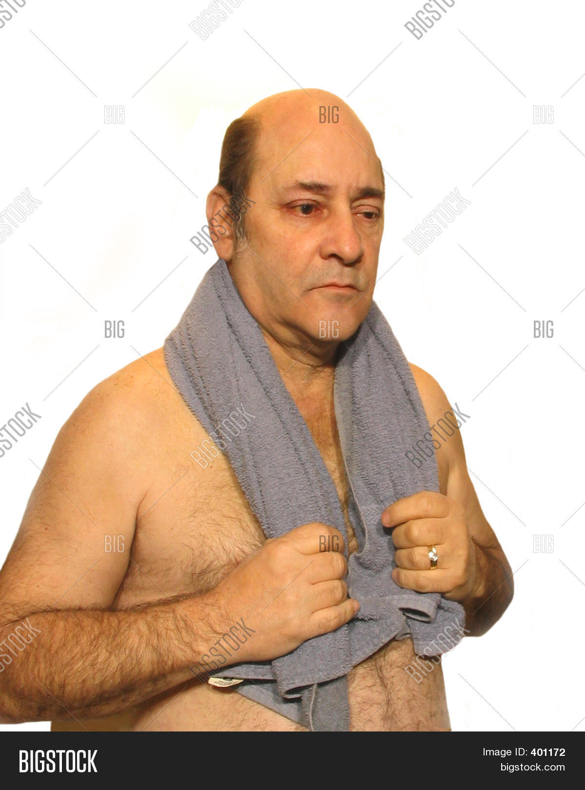Towel Over Shoulders Right Image & Photo Bigstock