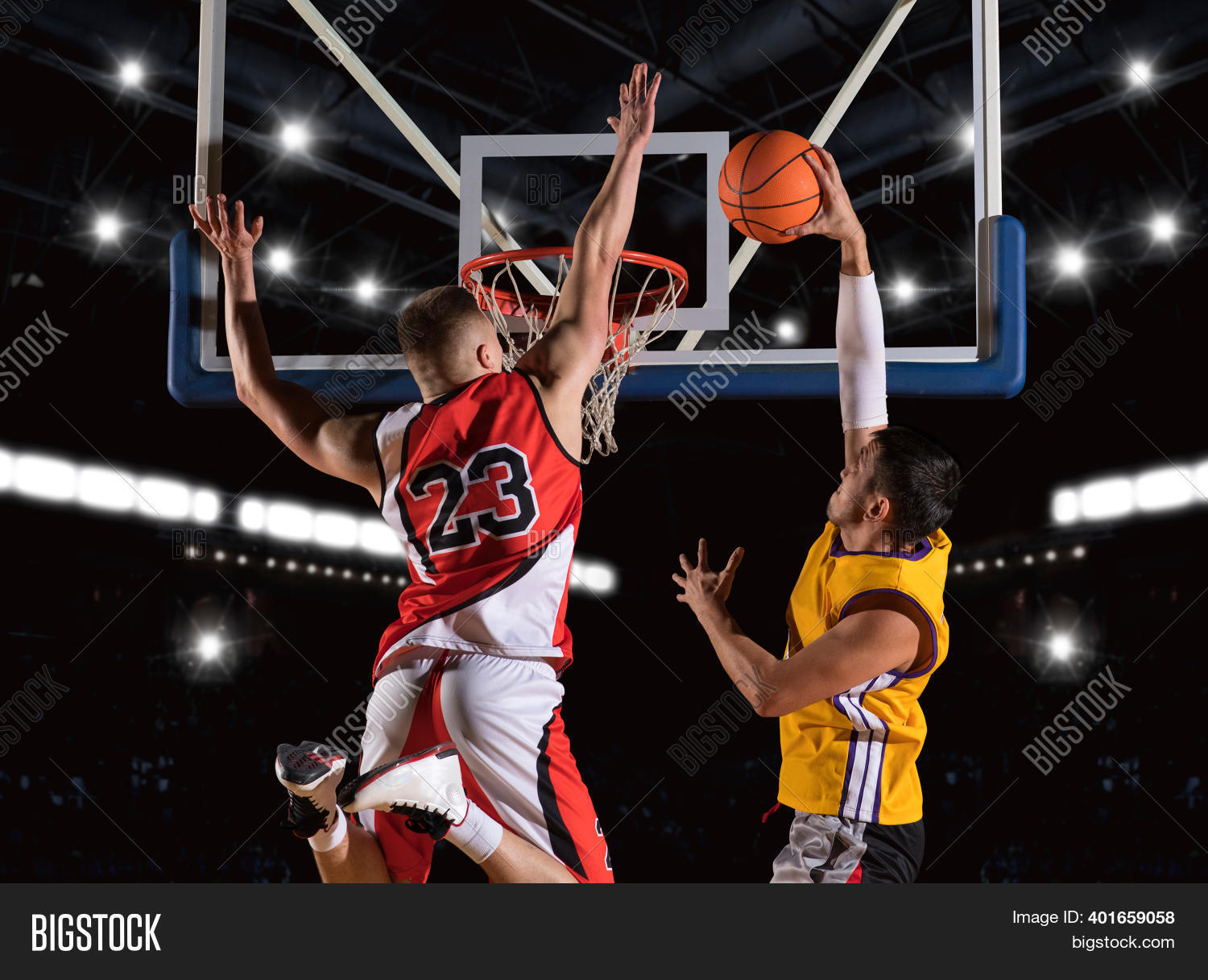 Two Basketball Players Image & Photo (Free Trial) | Bigstock