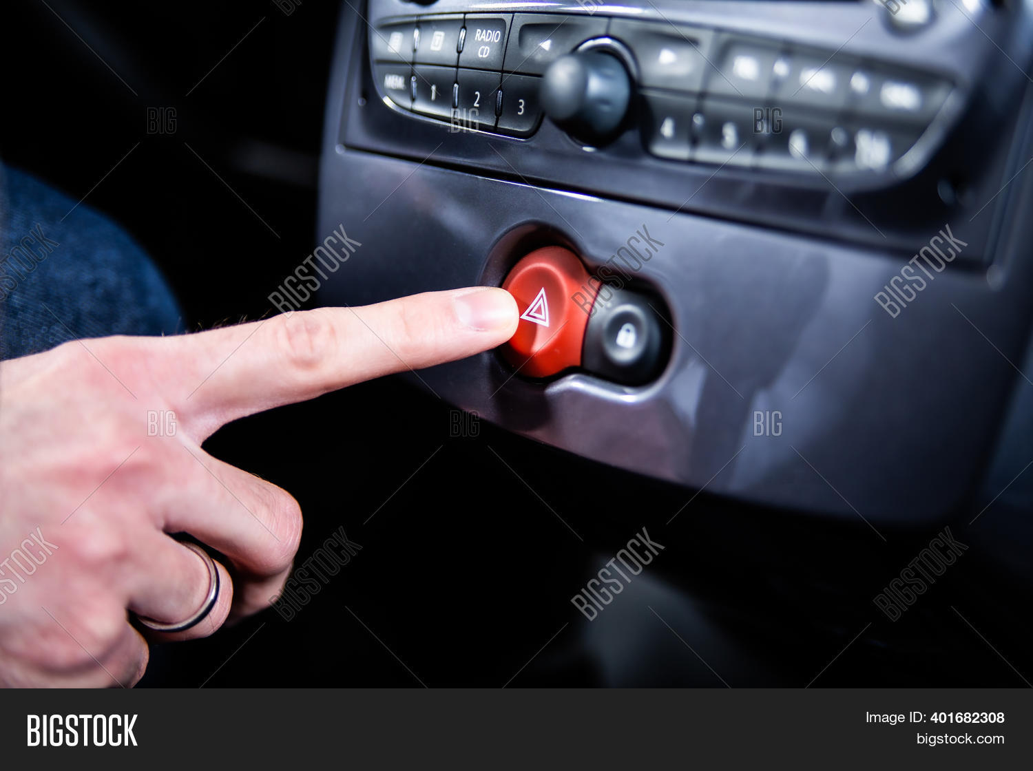 Male Hand Pressing Image & Photo (Free Trial) | Bigstock
