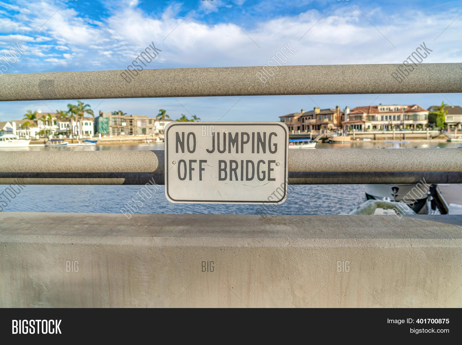 No Jumping Off Bridge Image & Photo (Free Trial) | Bigstock