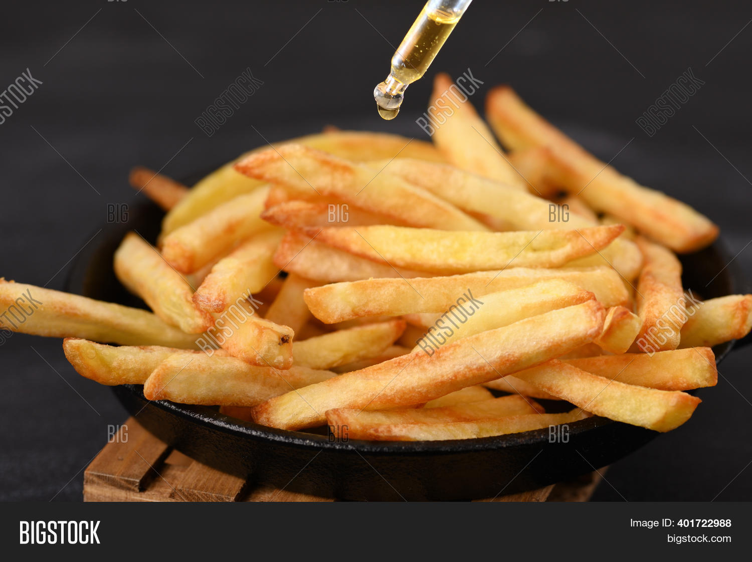 Fried Fries Frying Pan Image & Photo (Free Trial) Bigstock