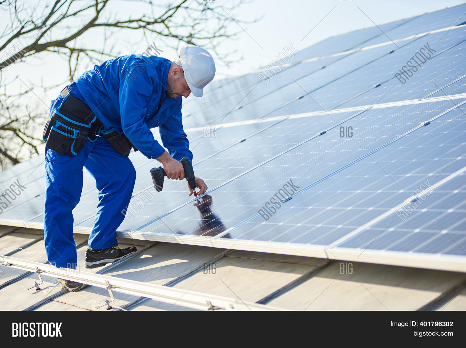 Male Engineer Blue Image & Photo (Free Trial) | Bigstock
