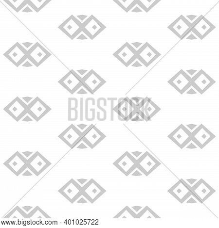 Seamless Monochromatic Pattern. Textured Background In Ornamental Style. Tileable Monochromatic Wall