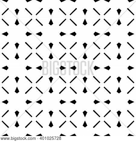 Seamless Monochromatic Tileable Pattern. Textured Blue And White Background In Ornamental Style. Til