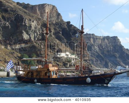 Santorini lodní