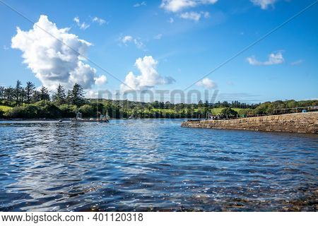 The Landscape At The Pier In Bruckless In County Donegal - Ireland.