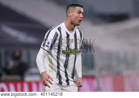 Torino, 22th December 2020. Cristiano Ronaldo Of Juventus Fc   During  The Serie A Match Between Juv