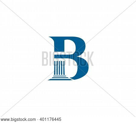 B Alphabet Law Firm Logo Design Concept