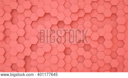 Abstract background to support your tech message. 3D illustration.